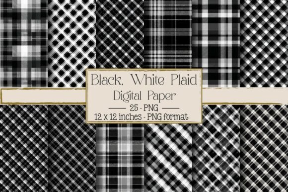 Exploring the Versatility of Black, White, and Grey Plaid Patterns