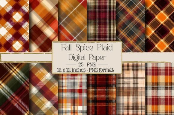 Fall Spice Plaid Patterns: A Timeless Trend for Modern Creations