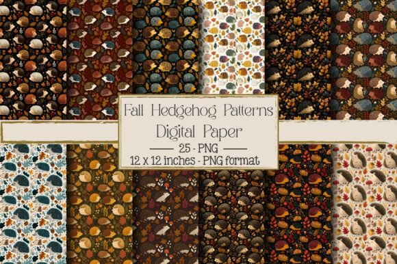 How to Seamlessly Integrate Fall Hedgehog Seamless Patterns into Your Creative Projects