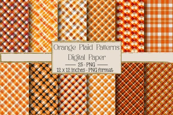 Orange Plaid Patterns: A Versatile Design Element for Modern Creativity
