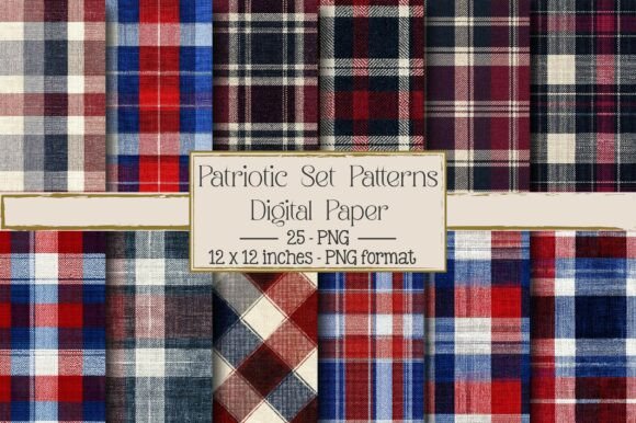 Patriotic Set Seamless Patterns: A Creative Tool for Designers and Enthusiasts