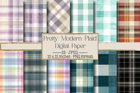 Pretty Modern Plaid Patterns: A Creative Resource for Designers