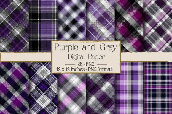 Purple and Gray Plaid Patterns: A Timeless Blend for Modern Creativity