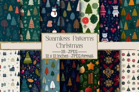 Seamless Patterns Christmas