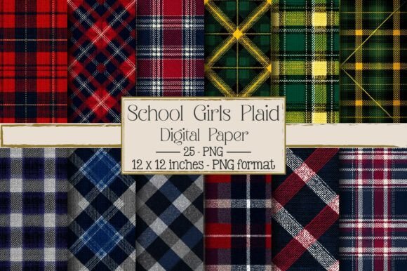 Timeless Elegance of School Girls Plaid Patterns in Design