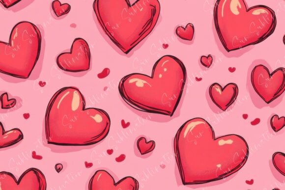 Whimsical and Playful Heart Patterns: A Creative Expression of Love