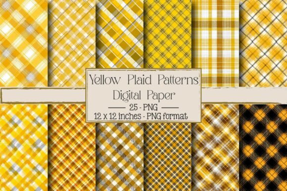 Yellow Plaid Patterns: A Versatile Design Element for Creative Projects